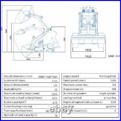 2024 Yellow And Blue MP-S300 1,433lbs Free Auger For Mini Skid Steer Loader