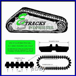 230x72x56 Directional Rubber Tracks Ditch Witch CASE Bormor -SHIP FREE 1015