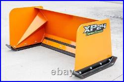 4' Xp24 Snow Pusher Skid Steer Quick Attach Kubota Orange Free Shipping