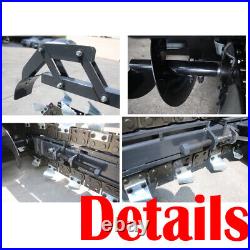 48in Heavy-Duty Digger Machine Chain Trencher Attachment Digging Tool For Bobcat