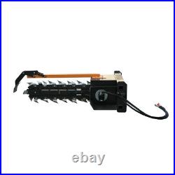 48in Heavy-Duty Digger Machine Chain Trencher Attachment Digging Tool For Bobcat