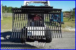 84 Rock Bucket for Skid Steer Loader by Bradco, Heavy Duty 3 Spacing, Fits All