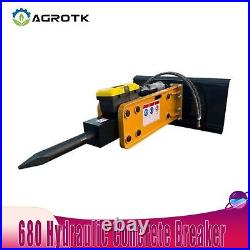 AGROTK Skid Steer 680 Hydraulic Concrete Breaker AGT-SSHH-680A