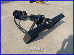 AGT 6/12/4in Hydraulic Skid Steer Auger Mount Plate Post Hole Digger Attachments