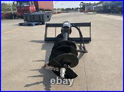 AGT New Skid Steer Hydraulic Auger Attachment Post Hole Digger 6'' & 12? & 14'