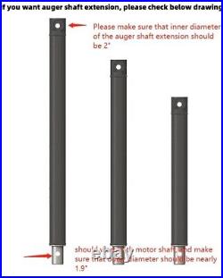 AGT Skid Steer Auger Drive Post Hole Digger Frame Attachment with6in/12in/14in Bit