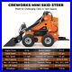 AHM Mini Skid Steer Compact Track Loader with Detachable Bucket 23hp Gas Engine