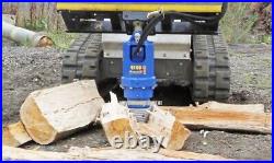 AUGER LOG SPLITTER CONE / BIT Skid Steer Loader Excavator Wood Screw 2 HEX