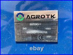 Agrotk Skid Steer Auger Attachment with 3 bits, 8, 12, 14