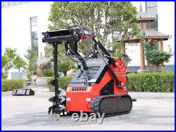 Auger Attachment mini skid steer loader attachments for TYPHON STOMP SKID STEER
