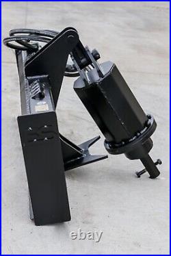 Auger Head And 12 Inch Bit Skid Steer Auger Quick Attach Free Shipping