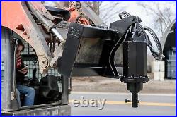 Auger Head And 6 Inch Bit Skid Steer Auger Quick Attach Free Shipping