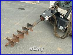 BOBCAT 15C AUGER With 12 BIT FOR SKID STEER LOADERS, SSL QUICK ATTACH, FITS MANY
