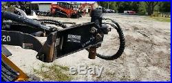BOXER 320 MINI SKID STEER LOADER ON TRACKS With ATTACHMENTS BUCKET, AUGER, BIT