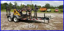 BOXER 320 TRACK MINI SKID STEER PACKAGE With TRAILER, AUGER, BIT, TRENCHER, BUCKET