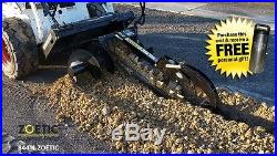 Blue Diamond Trencher Skid Steer Attachment, 36 with 4 Rock Chain & Auger