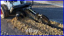 Blue Diamond Trencher Skid Steer Attachment, 36 with 8 Rock Chain & Auger