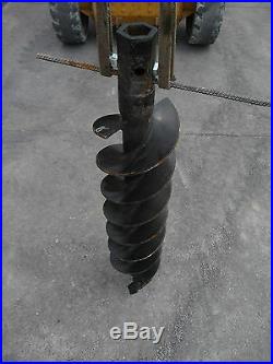 Bobcat Skid Steer Attachment Lowe 9 Hex Post Hole Auger Bit Ships for $99