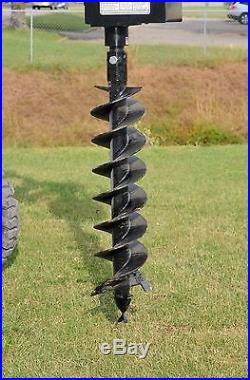 Bobcat Skid Steer Attachment Lowe 9 Round Post Hole Auger Bit Ships for $99