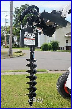 Bobcat Skid Steer Attachment Lowe 9 Round Post Hole Auger Bit Ships for $99