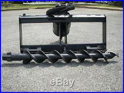 Bobcat Skid Steer Attachment Lowe BP210 Hex Auger with 6 Bit Ship $199