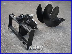 Bobcat Skid Steer Attachment Lowe BP210 Round Auger with 30 Bit Ship $199