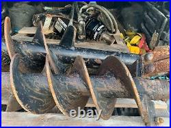 Boxer ml1100-13 hydraulic skid steer auger