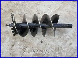 Brand New Auger Head And 12 Inch Bit Skid Steer Quick Attach Local Pickup