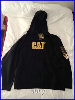 CAT Caterpillar Heavy Machinery Equipment Logo Hoodie Sweatshirt Pullover 4XL