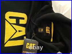 CAT Caterpillar Heavy Machinery Equipment Logo Hoodie Sweatshirt Pullover 4XL