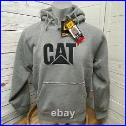 CAT Caterpillar Heavy Machinery Equipment Logo Hoodie Sweatshirt Pullover Medium