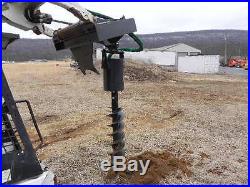 CID Xtreme Skid Steer Auger Post Hole Digger Fits Bobcat MT50 MT52 MT55 463 S70