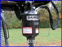 Danuser 1025 PRO Series Hex Auger Drive with 24 Dirt Bit Fits Skid Steer Loader