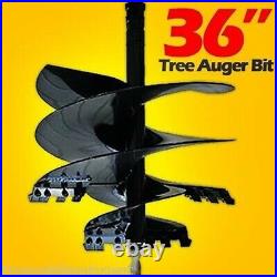 Digga Skid Steer Auger for Mid Flow Loaders up to 30 GPM, 3821 Ft Lbs, w 36 Bit