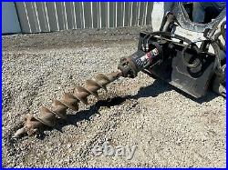 FFC SKID STEER POST HOLE DIGGER With 9 AUGER, 2 SPEED, SSL QUICK ATTACH
