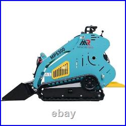 Free Shipping 13.5HP Mini Track Skid Steer Loader+Complimentary Auger