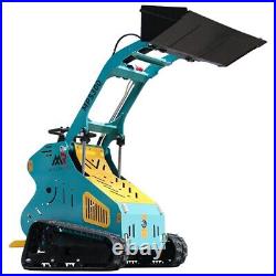 Free Shipping 13.5HP Mini Track Skid Steer Loader+Complimentary Auger