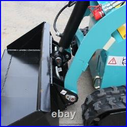 Free Shipping 13.5HP Mini Track Skid Steer Loader+Complimentary Auger