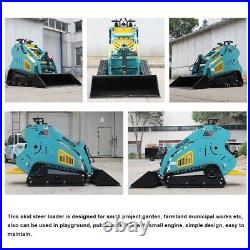 Free Shipping Brand New Skid Steer Loader For Sale 13.5 HP Gas Engine Free Auger