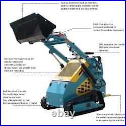 Free Shipping MP-S330 8.5kwith13.5HP Mini Skid Steer Loader+Complimentry Auger