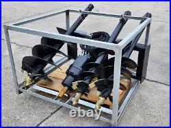 Great Bear Skid Steer 3 bit Auger Attachment Post Hole Digger w /9, 12 & 18 HEX