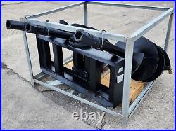 Great Bear Skid Steer 3 bit Auger Attachment Post Hole Digger w /9, 12 & 18 HEX