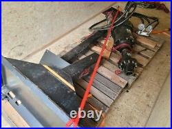Helical Pier Telescopic Skid Steer Attachment Auger, Low Clearance Used Once