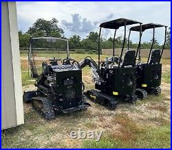 Hightop HT-10 Mini Track Skid Loader With Attachments US SELLER IN STOCK