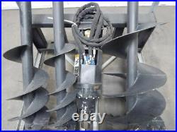 Hydraulic Skid Steer Auger Drive w 3 attachments M2533