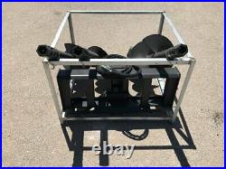 Hydraulic Skid-Steer Auger with 3 Auger 10,12,16 Bits BRAND NEW