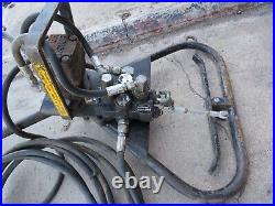 JCB Hand Hydraulic Auger Attachment Excavator skid steer Post Hole Digger