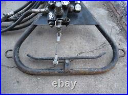 JCB Hand Hydraulic Auger Attachment Excavator skid steer Post Hole Digger