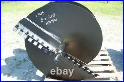 LOWE 42 x 4' SKID STEER AUGER BIT 2 HEX DRIVE FITS ALL AUGER DRIVES MADE USA