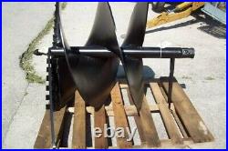LOWE 48 x 4' AUGER BIT With2 HEX DRIVE FITS ALL 2 HEX AUGER DRIVES USA MADE
